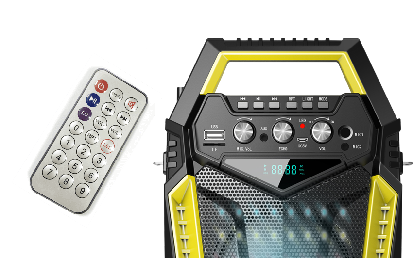 FM Radio LED Screen Display With Remote Control